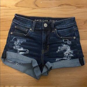 american eagle jean shorts